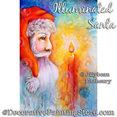 Illuminated Santa Download - Jillybean Fitzhenry