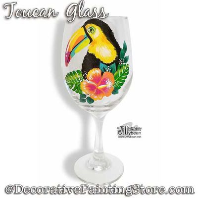 Toucan Glass Download - Jillybean Fitzhenry