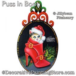 Puss in Boot Painting Pattern PDF Download - Jillybean Fitzhenry