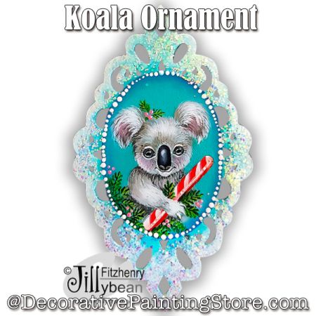 Koala Ornament Painting Pattern - Jillybean Fitzhenry