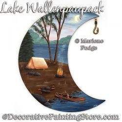 Lake Wallenpaupack (Camping Sceme) Painting Pattern PDF DOWNLOAD - Marlene Fudge