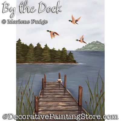 By the Dock Painting Pattern PDF DOWNLOAD - Marlene Fudge