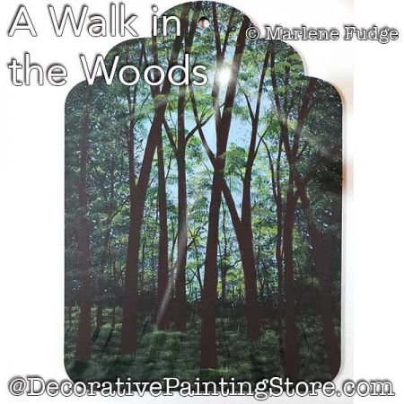 A Walk in the Woods Painting Pattern PDF DOWNLOAD - Marlene Fudge