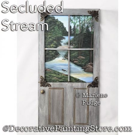 Secluded Stream Painting Pattern PDF DOWNLOAD - Marlene Fudge