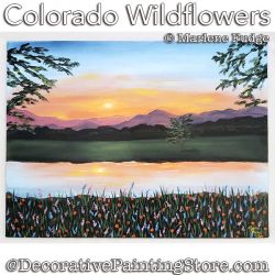 Colorado Wildflowers Painting Pattern PDF DOWNLOAD - Marlene Fudge