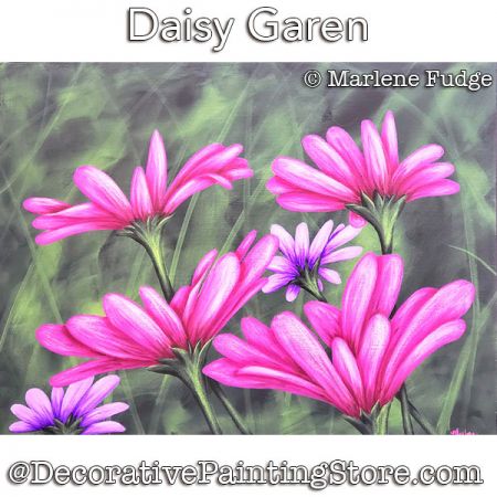 Daisy Garden Painting Pattern PDF DOWNLOAD - Marlene Fudge