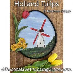 Holland Tulips Painting Pattern PDF DOWNLOAD - Marlene Fudge