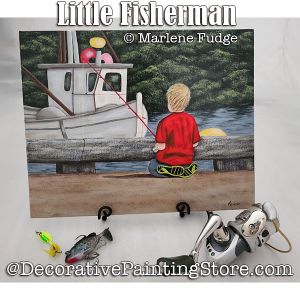 Little Fisherman Painting Pattern PDF DOWNLOAD - Marlene Fudge