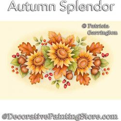 Autumn Splendor Painting Pattern PDF DOWNLOAD - Patricia Garrington