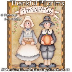 Thankful Pilgrims Painting Pattern PDF DOWNLOAD - Patricia Garrington