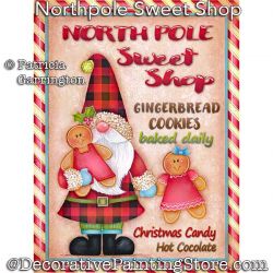 North Pole Sweet Shop Painting Pattern PDF DOWNLOAD - Patricia Garrington