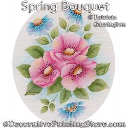 Spring Bouquet Painting Pattern PDF DOWNLOAD - Patricia Garrington