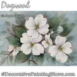 Dogwood Watercolor - Gayle Laible - PDF DOWNLOAD