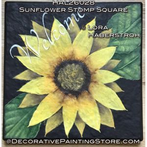 Sunflower Stomp Square Painting Pattern - Lora Haberstroh