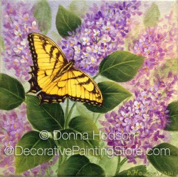 Butterfly and Lilacs ePacket by Donna Hodson - PDF DOWNLOAD