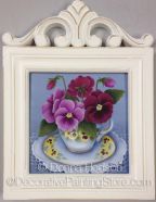 Pansies in a Teacup ePacket by Donna Hodson - PDF DOWNLOAD