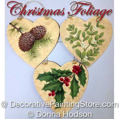 Christmas Foliage ePattern - Donna Hodson - PDF DOWNLOAD