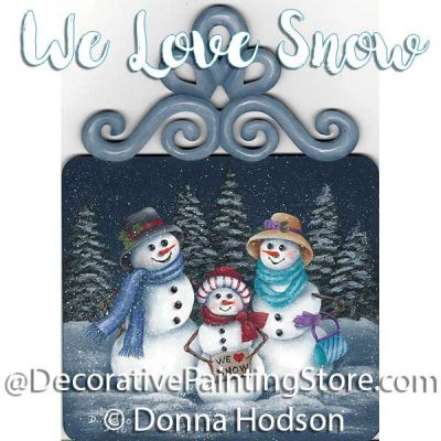 We Love Snow ePattern - Donna Hodson - PDF DOWNLOAD