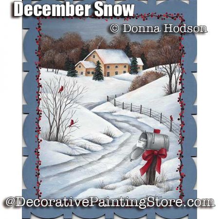 December Snow ePattern - Donna Hodson - PDF DOWNLOAD