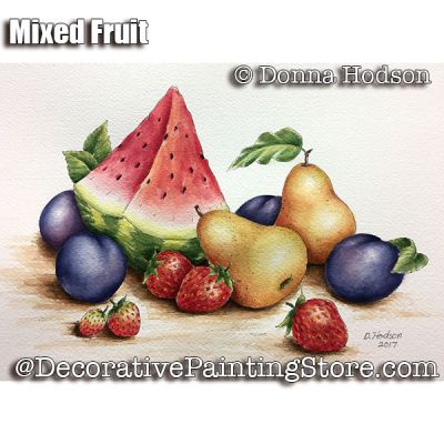 Mixed Fruit ePattern - Donna Hodson - PDF DOWNLOAD