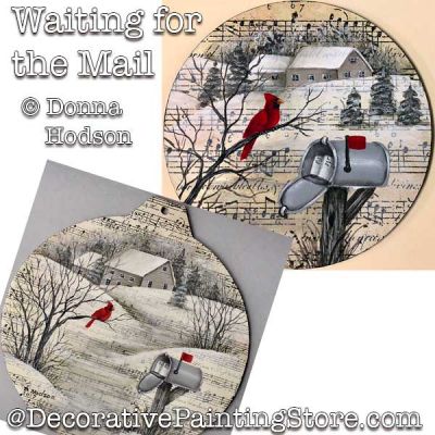 Waiting for the Mail Painting Pattern PDF DOWNLOAD - Donna Hodson