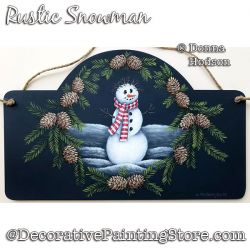 Rustic Snowman PDF DOWNLOAD - Donna Hodson