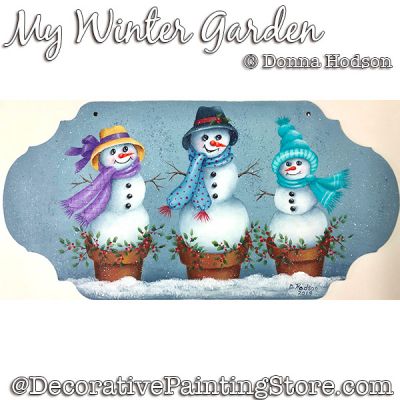 My Winter Garden (Snowmen) PDF DOWNLOAD - Donna Hodson