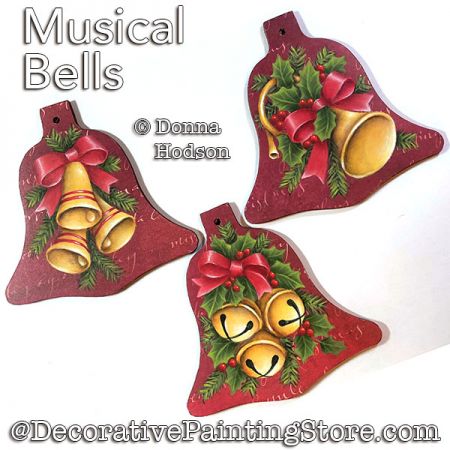 Musical Bells Painting Pattern PDF DOWNLOAD - Donna Hodson
