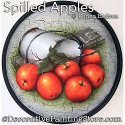 Spilled Apples Painting Pattern PDF DOWNLOAD - Donna Hodson
