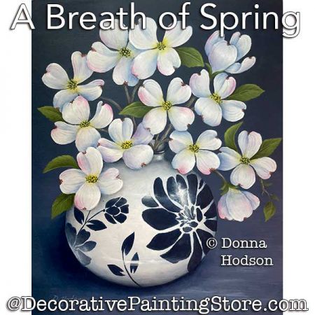 A Breath of Spring Painting Pattern PDF DOWNLOAD - Donna Hodson