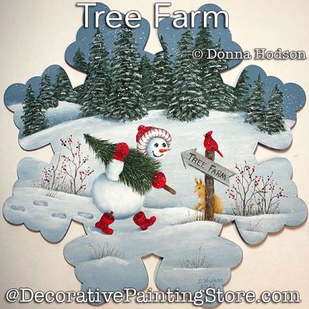 Tree Farm Painting Pattern PDF DOWNLOAD - Donna Hodson