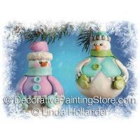 Roly Poly Snow Couple ePacket - Linda Hollander - PDF DOWNLOAD