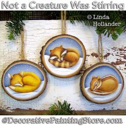 Not a Creature Was Stirring Ornaments PDF Download Painting Pattern - Linda Hollander