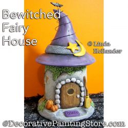 Bewitched Fairy House (Sculpt and Paint) PDF Download Painting Pattern - Linda Hollander