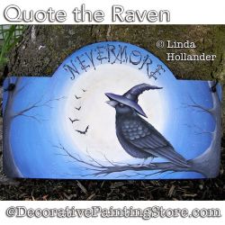 Quote the Raven PDF Download Painting Pattern - Linda Hollander