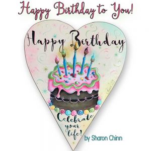 Happy Birthday Heart ePattern by Sharon Chinn - BY DOWNLOAD