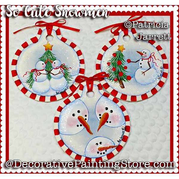 So Cute Snowmen ePattern - Pat Jarrett - PDF Download