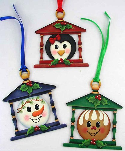 Holly Honeys Lantern Ornaments Pattern DOWNLOAD
