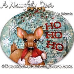 A Naughty Deer Painting Pattern PDF DOWNLOAD - Judy Ribitch