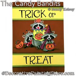 The Candy Bandits Roll PDF DOWNLOAD Painting Pattern - Sandy Kelsey