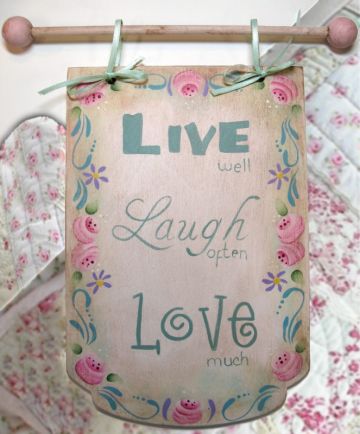 Live Love Laugh Banner - Susan Kelley - PDF DOWNLOAD