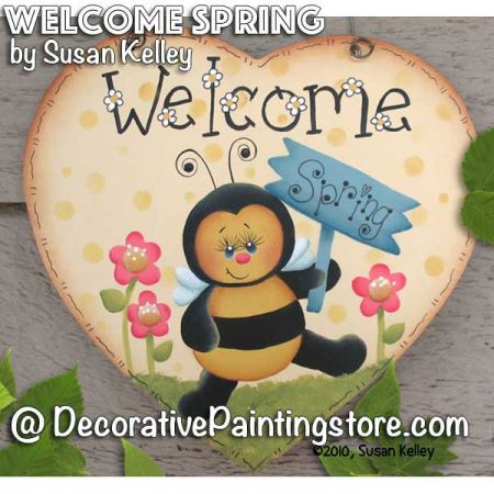Welcome Spring Heart ePacket - Susan Kelley - PDF DOWNLOAD
