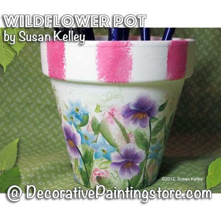 Wildflower Pot ePacket - Susan Kelley - PDF DOWNLOAD