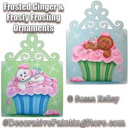 Frosted Ginger and Frosty Frosting Ornaments ePacket - Susan Kelley - PDF DOWNLOAD