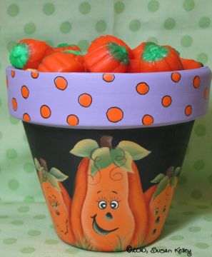 Silly Pumpkin Pot ePacket - Susan Kelley - PDF DOWNLOAD