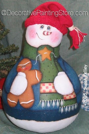 Snowman and Ginger Gourd ePacket - Susan Kelley - PDF DOWNLOAD
