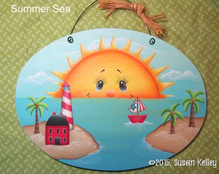 Summer Sea Painting Pattern PDF DOWNLOAD - Susan Kelley