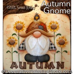 Autumn Gnome Painting Pattern PDF DOWNLOAD - Susan Kelley