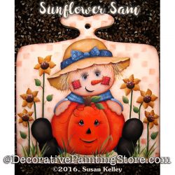 Sunflower Sam Painting Pattern PDF DOWNLOAD - Susan Kelley