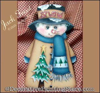 Jack Frost Ornament 2 - Susan Kelley - PDF DOWNLOAD Painting Pattern